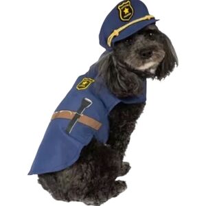 ʕ·ᴥ·ʔ NEW!! Pet Police Officer Halloween Costume M/L